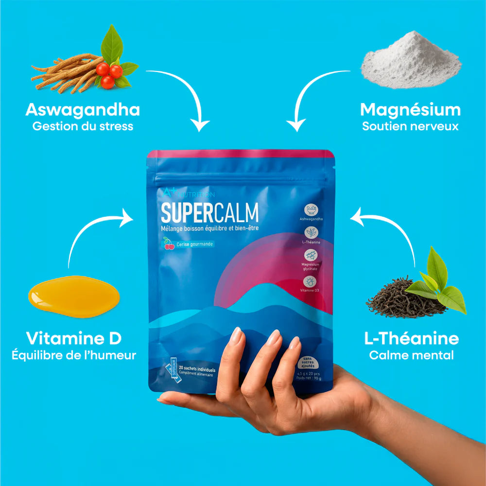 SUPRACALM MICEUR,Dites a dieux au Fatigue constante, stress quotidien, ventre et visage gonflés, énergie diminuée